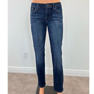 Lucky Brand Sweet Straight Jeans Womens 2/26 Dark Wash Blue Denim Stretch Jeans